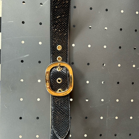 Michael Kors embossed snakeskin belt - Picture 2 of 4